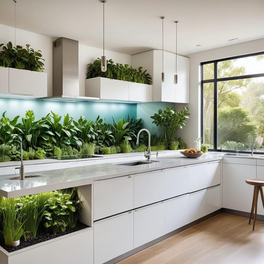 A modern water purification system featuring sleek filtration technologies, showcasing a flow of crystal-clear water. On one side, depict innovative filters like ceramic and activated carbon, while on the other, display happy families using purified water in their homes. The background should be a blend of natural and urban settings, emphasizing the importance of clean water. super-realistic. vibrant colors. high-tech ambiance.